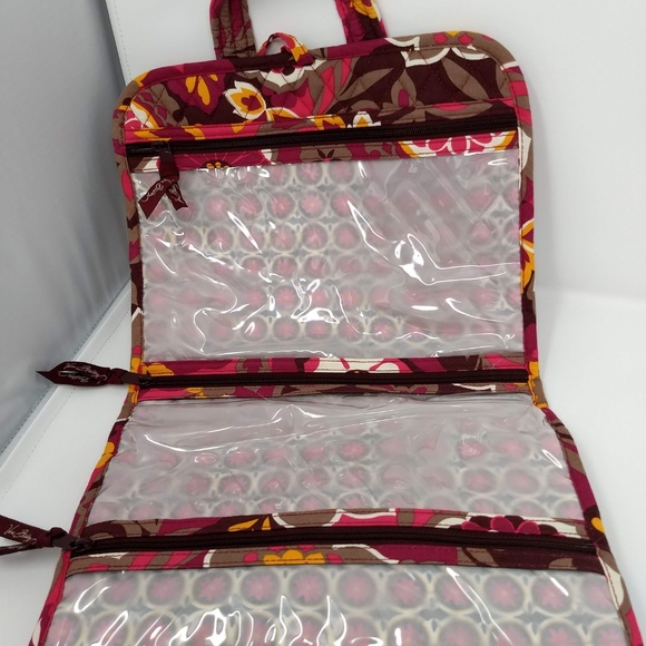VERA BRADLEY FOLD UP FLORAL COSMETIC BAG - Picture 5 of 5
